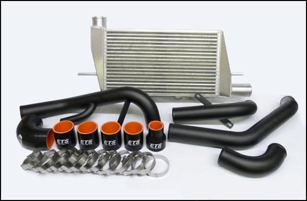 ETS Intercooler Upgrade Kit w/ Wrinkle Black Piping | 2008-2015 Mitsubishi Evo X