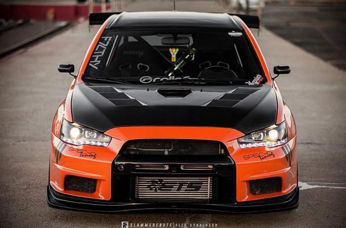 ETS Intercooler Upgrade Kit w/ Wrinkle Black Piping | 2008-2015 Mitsubishi Evo X