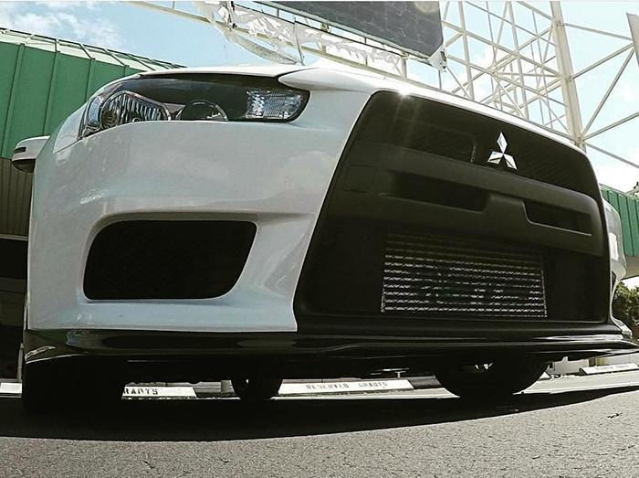ETS Intercooler Upgrade Kit w/ Wrinkle Black Piping | 2008-2015 Mitsubishi Evo X