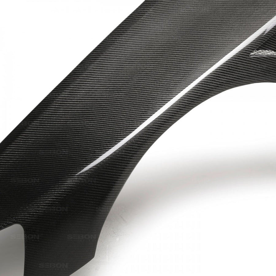 Seibon Front Carbon Fiber Fenders Mitsubishi EVO VIII IX 03-07