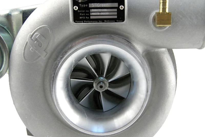 Forced Performance Green 76HTZ JB Turbo | 02-14 Subaru WRX / 04-21 STI- 60mm small inlet compressor cover, IWG, No coating