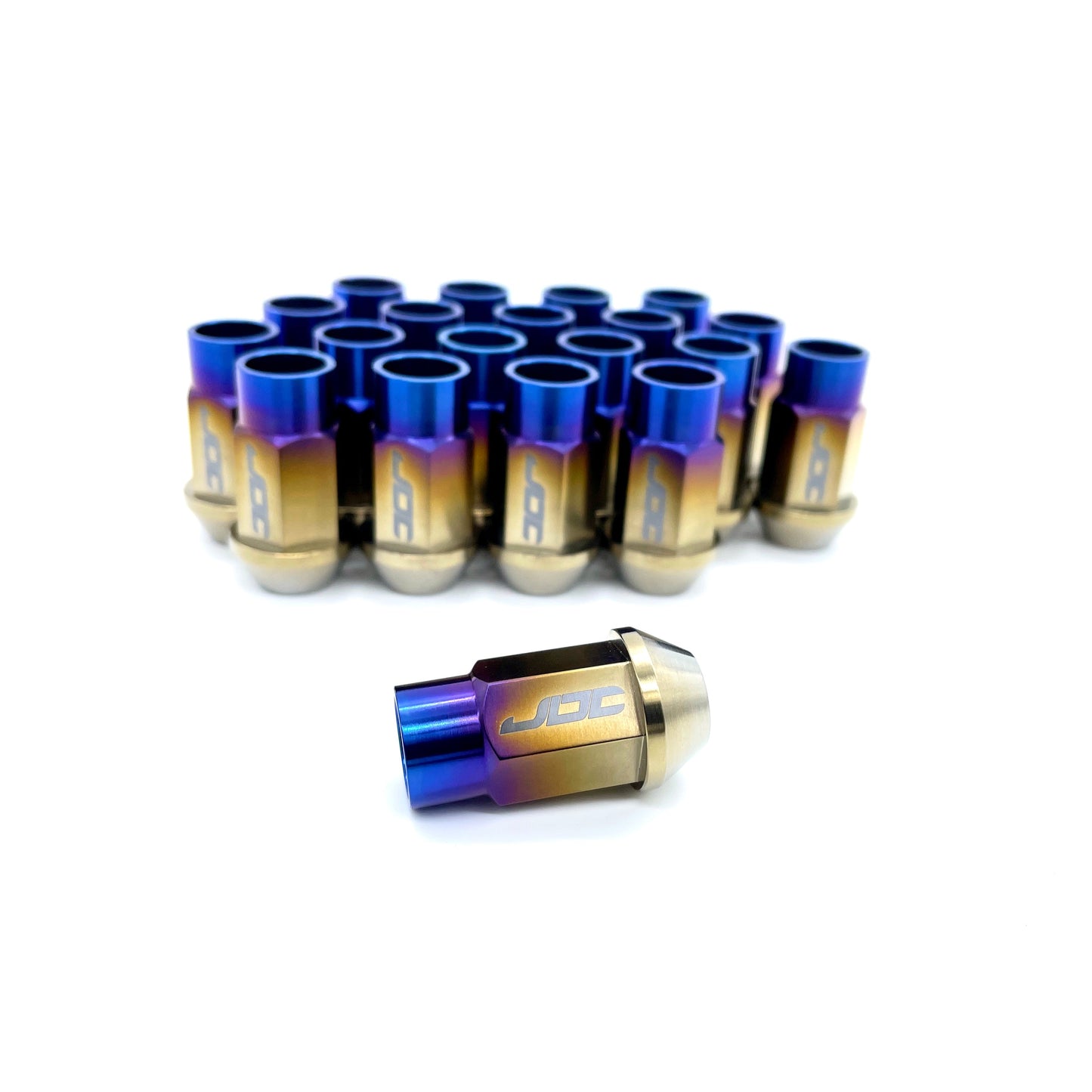 JDC Titanium Open-End Lug Nuts M12x1.5mm (Universal)