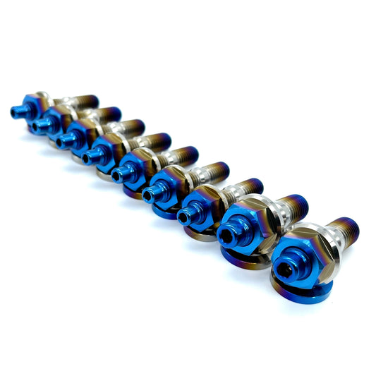 JDC Titanium Exhaust Manifold Stud Kit (Evo 4-9/ 2G DSM)