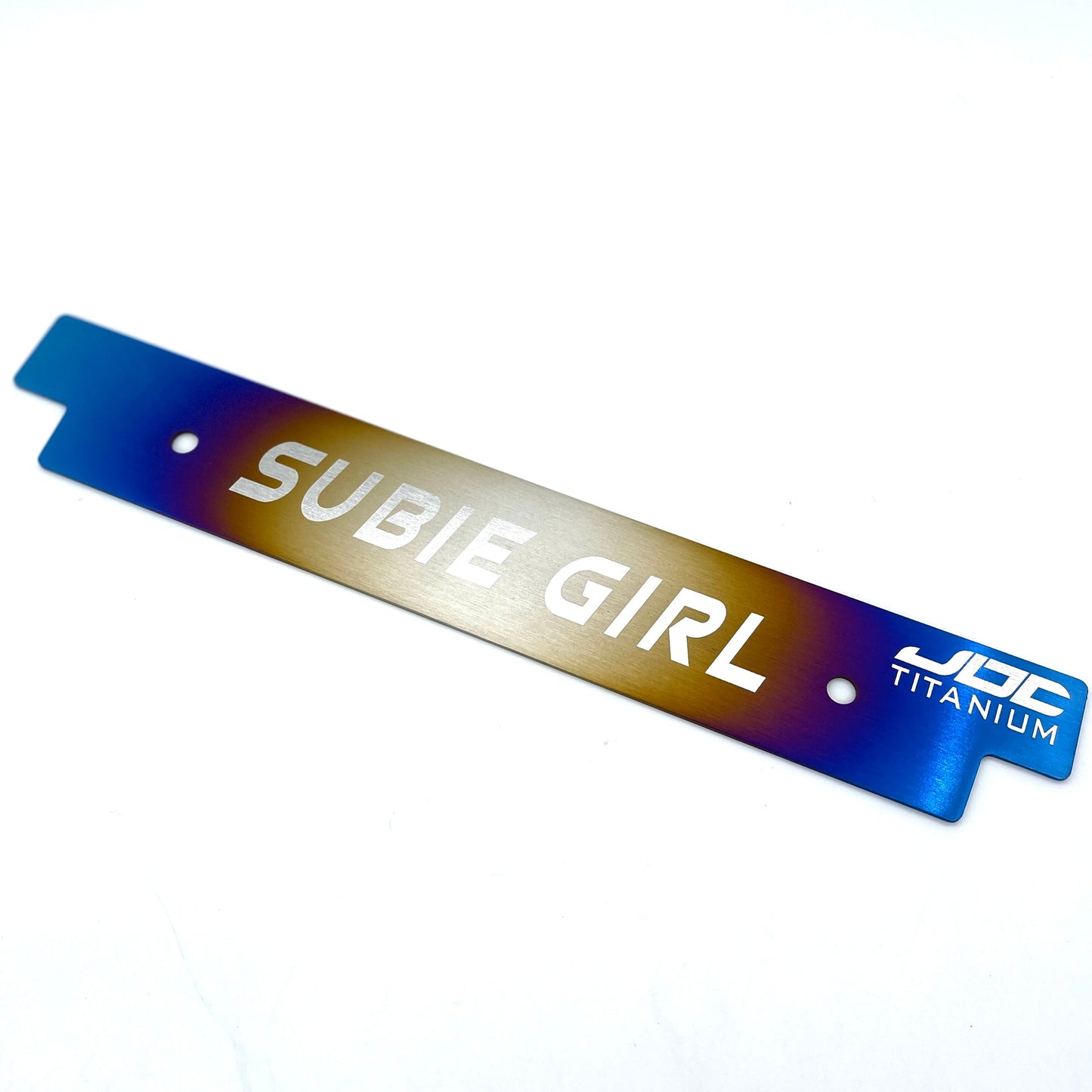 JDC Titanium Front License Plate Delete Kit (Multiple Subaru Applications/Universal)