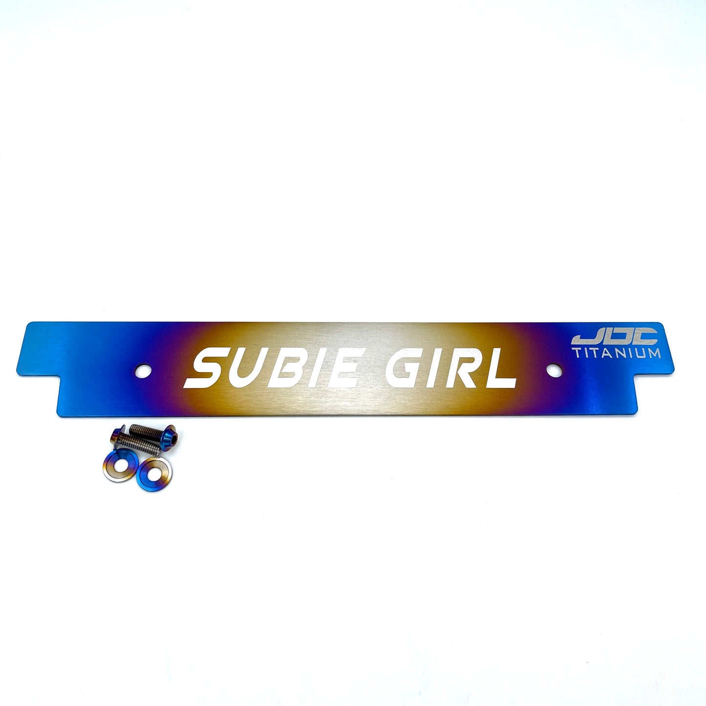 JDC Titanium Front License Plate Delete Kit (Multiple Subaru Applications/Universal)