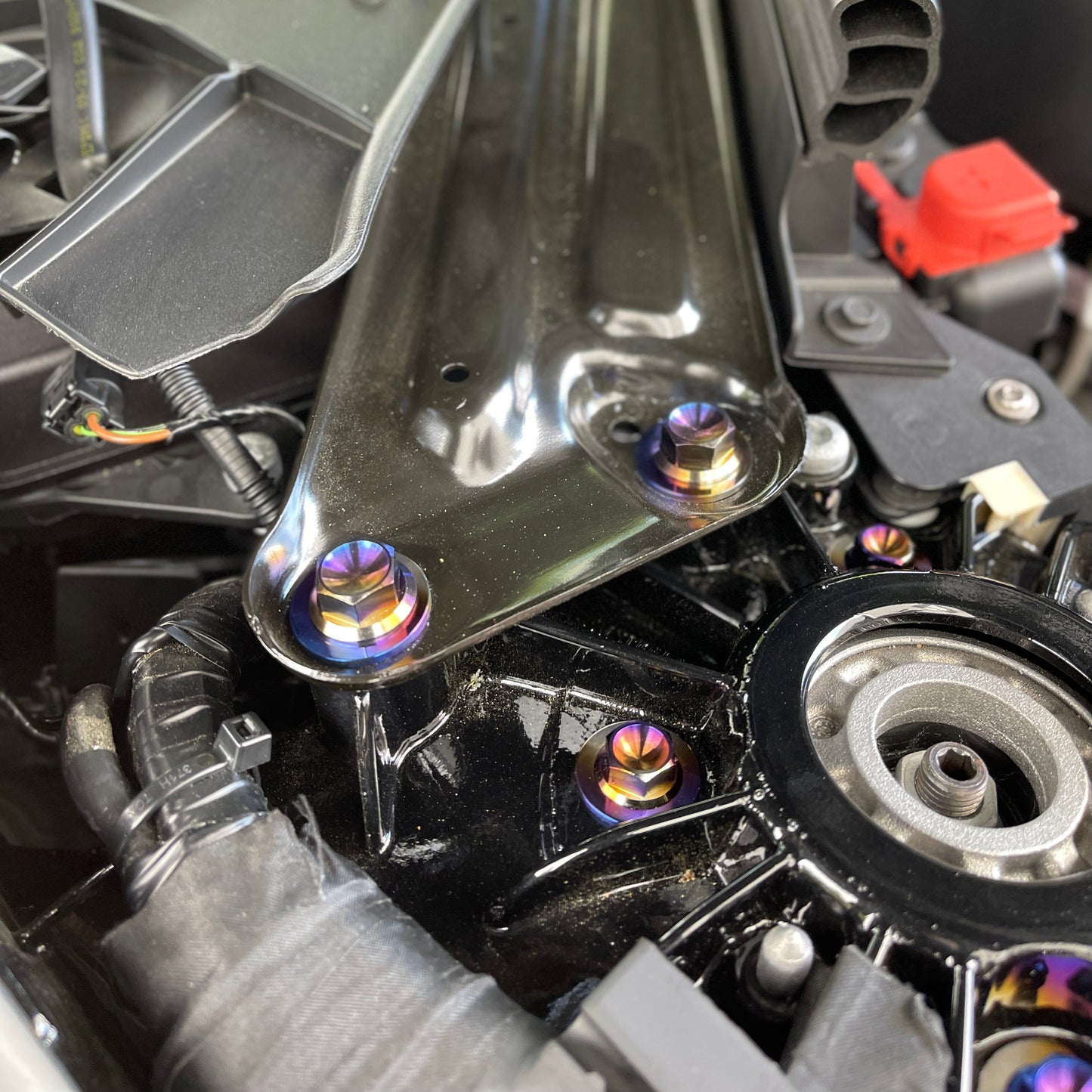 JDC Titanium Full Engine Bay Hardware Kit (MK5 Supra)