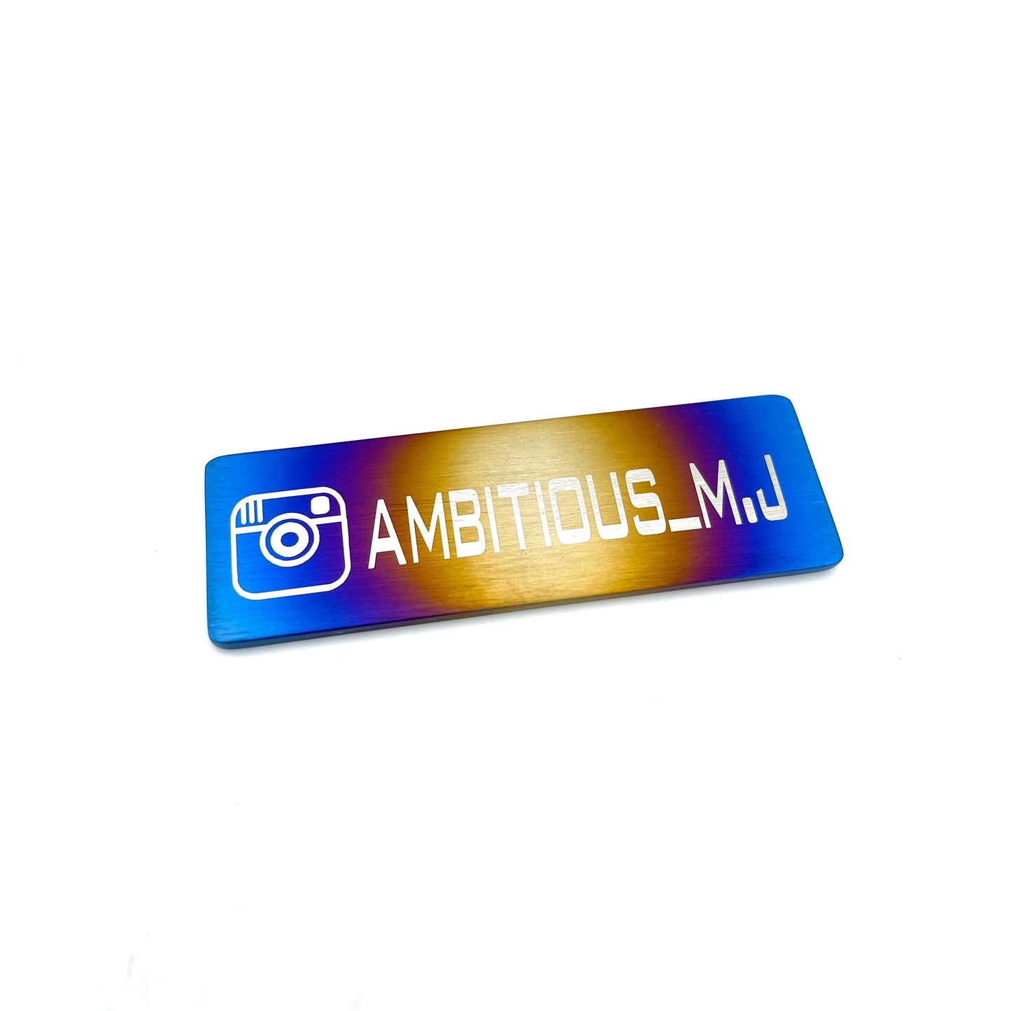 JDC Titanium Badge | 75mm x 25mm (Universal)
