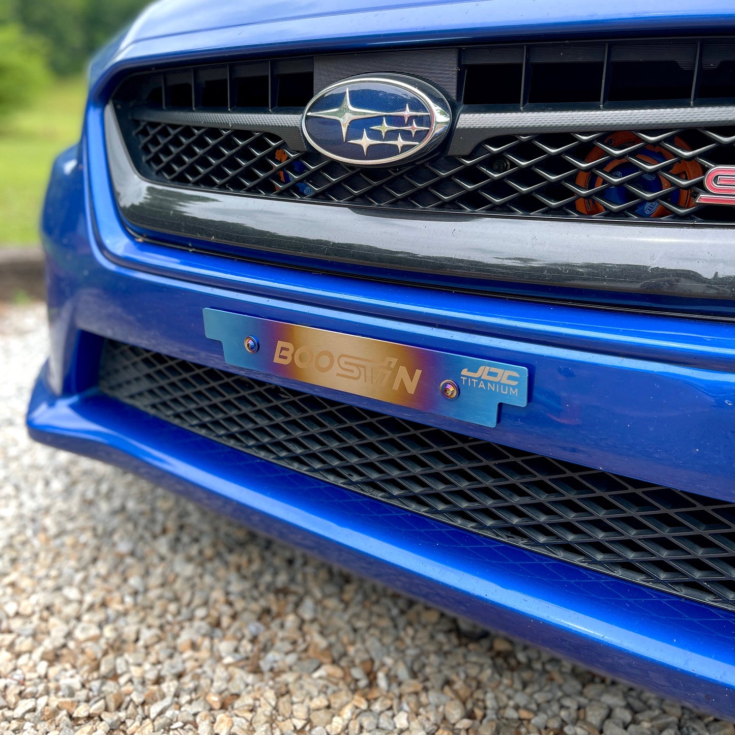 JDC Titanium Front License Plate Delete Kit (Multiple Subaru Applications/Universal)