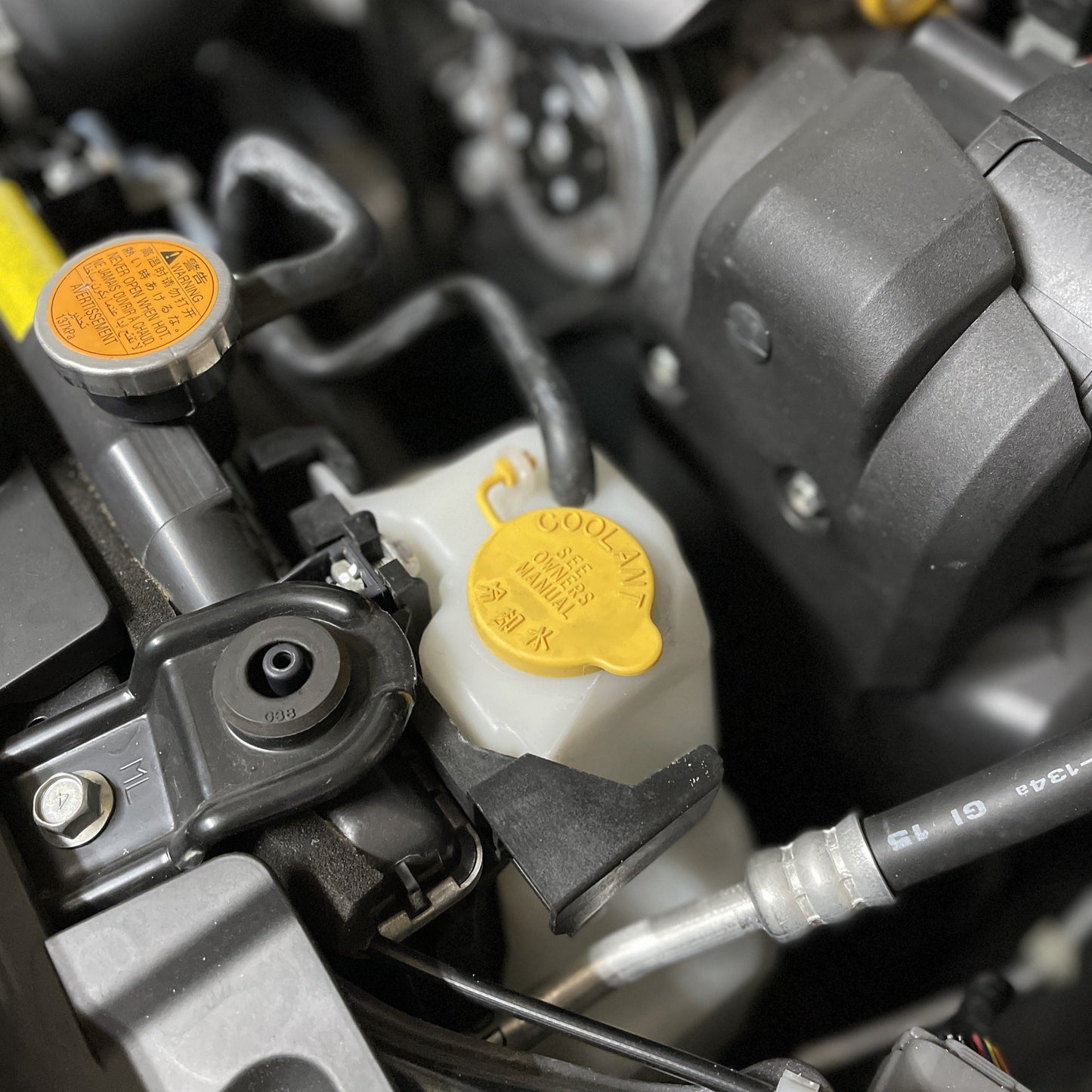 JDC Titanium Coolant Overflow Reservoir Cap (Multiple Subaru Applications)