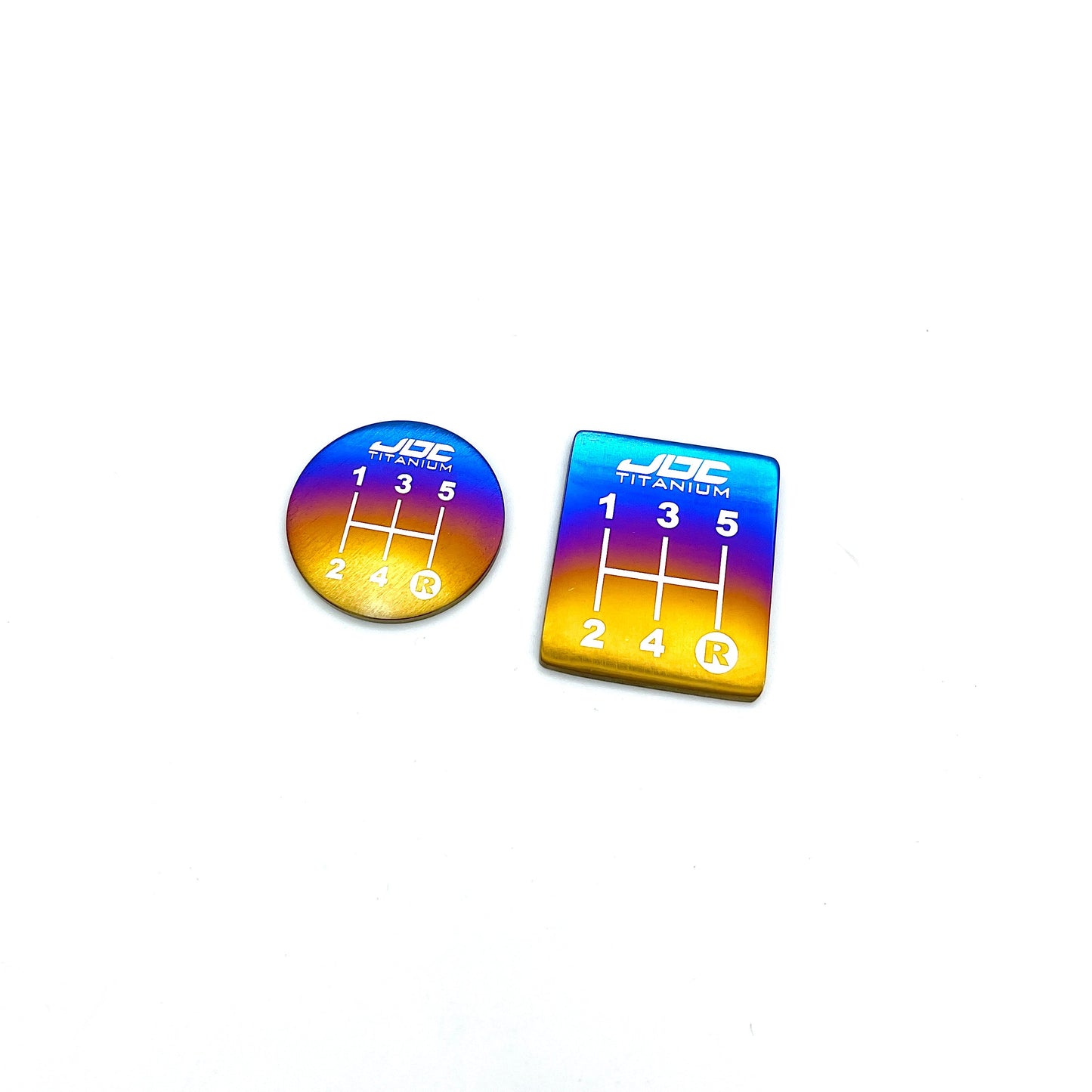 JDC Titanium Shift Pattern Badges (Universal)