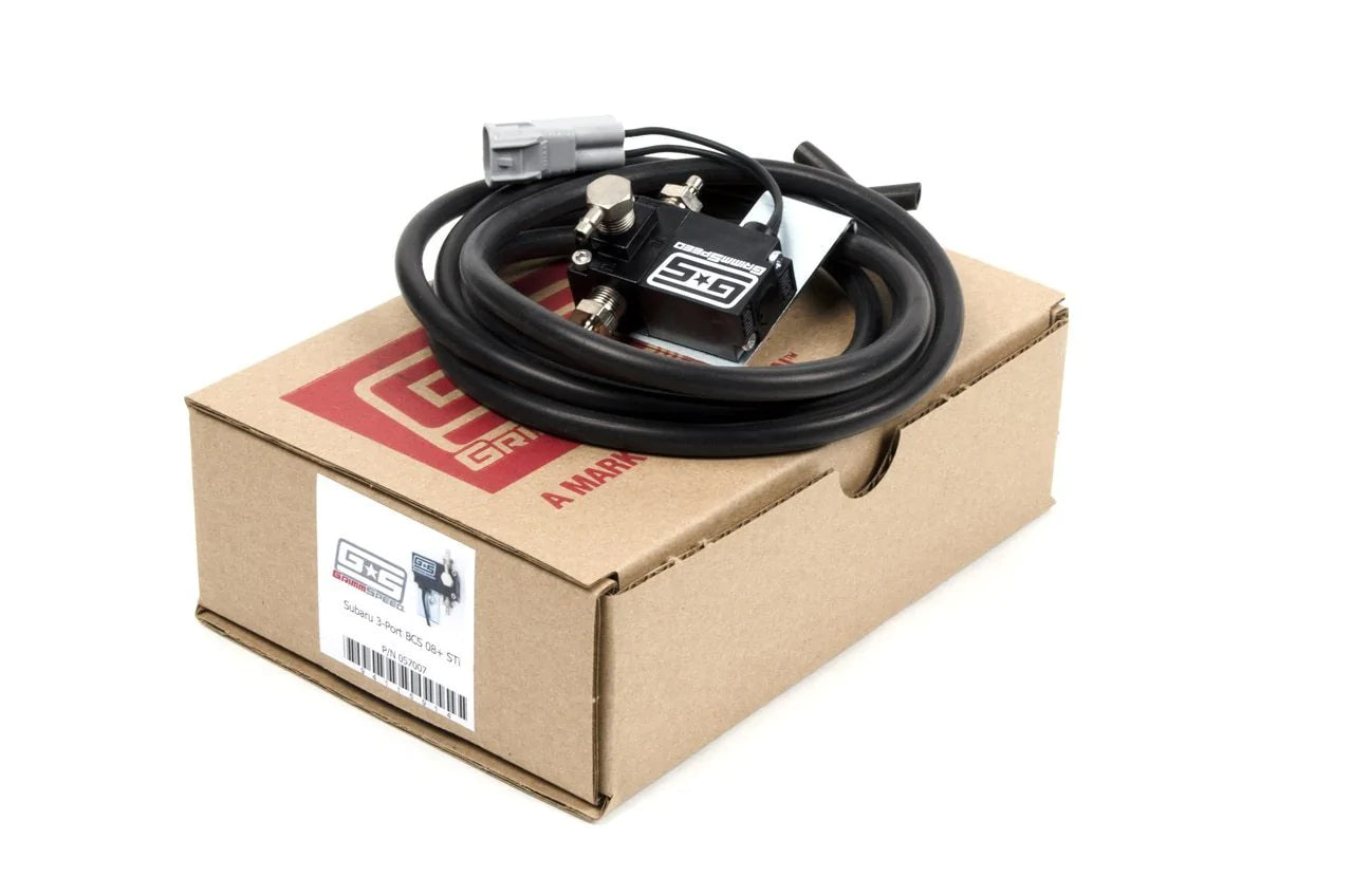 GrimmSpeed 3-Port Electronic Boost Control Solenoid | 2008-2021 Subaru STI