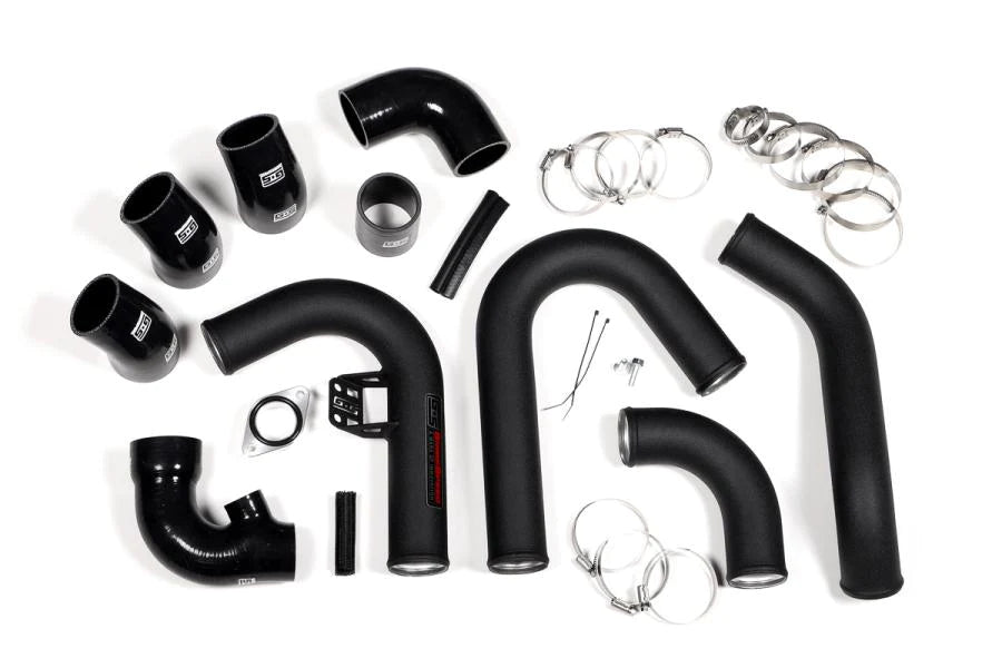 GrimmSpeed Black Core/Pipe Front Mount Intercooler Kit | 2015-2021 Subaru STI