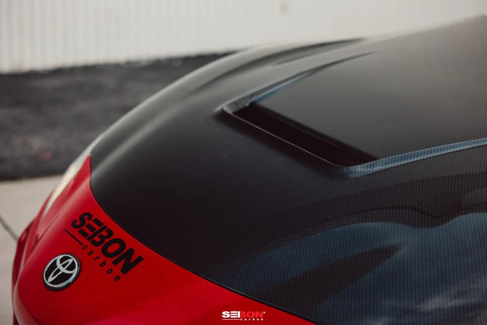 Seibon VS-Style Double-Sided Carbon Fiber Hood (20-21 GR Supra)