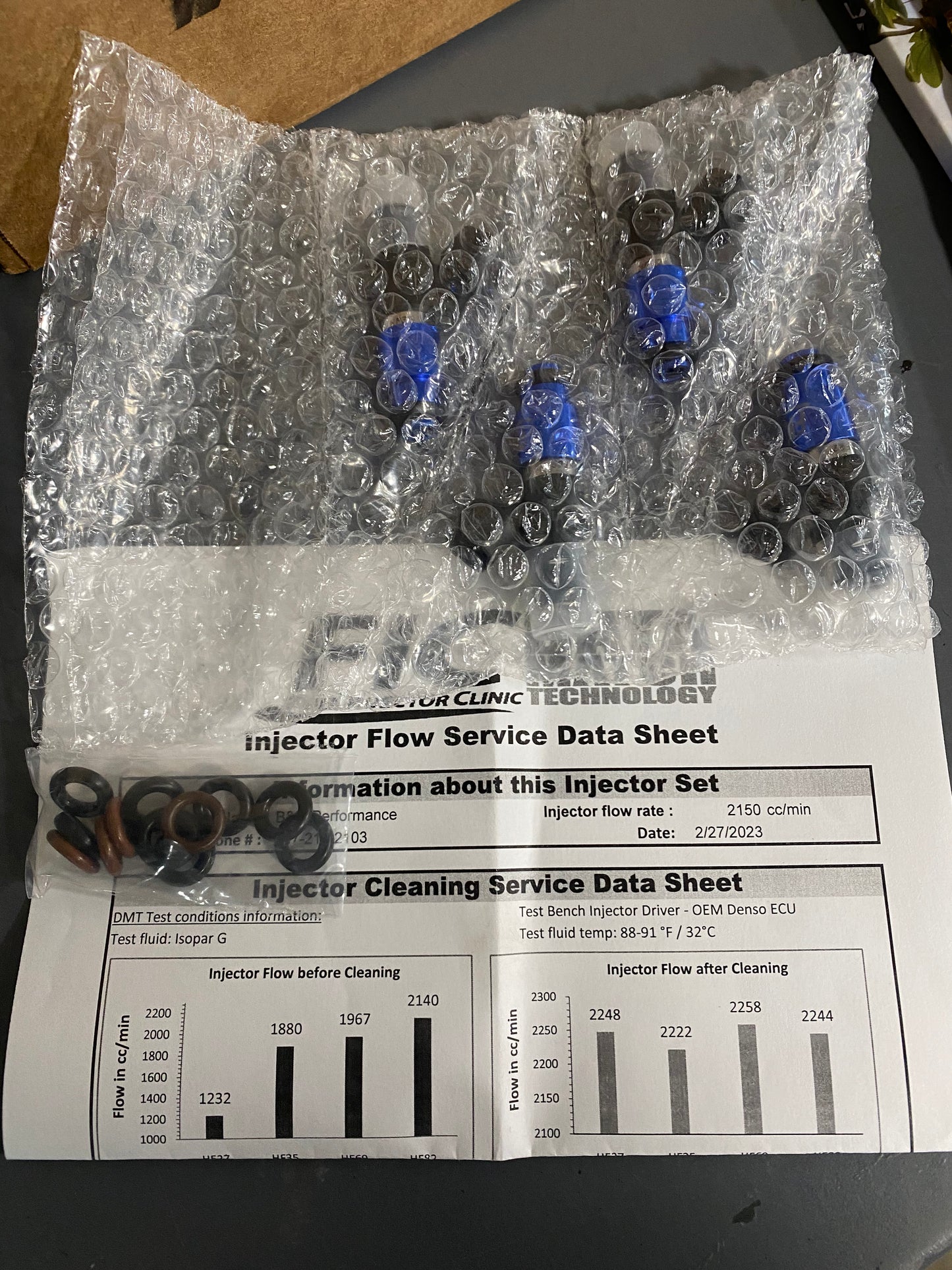 USED- 2150 fic evo X injectors