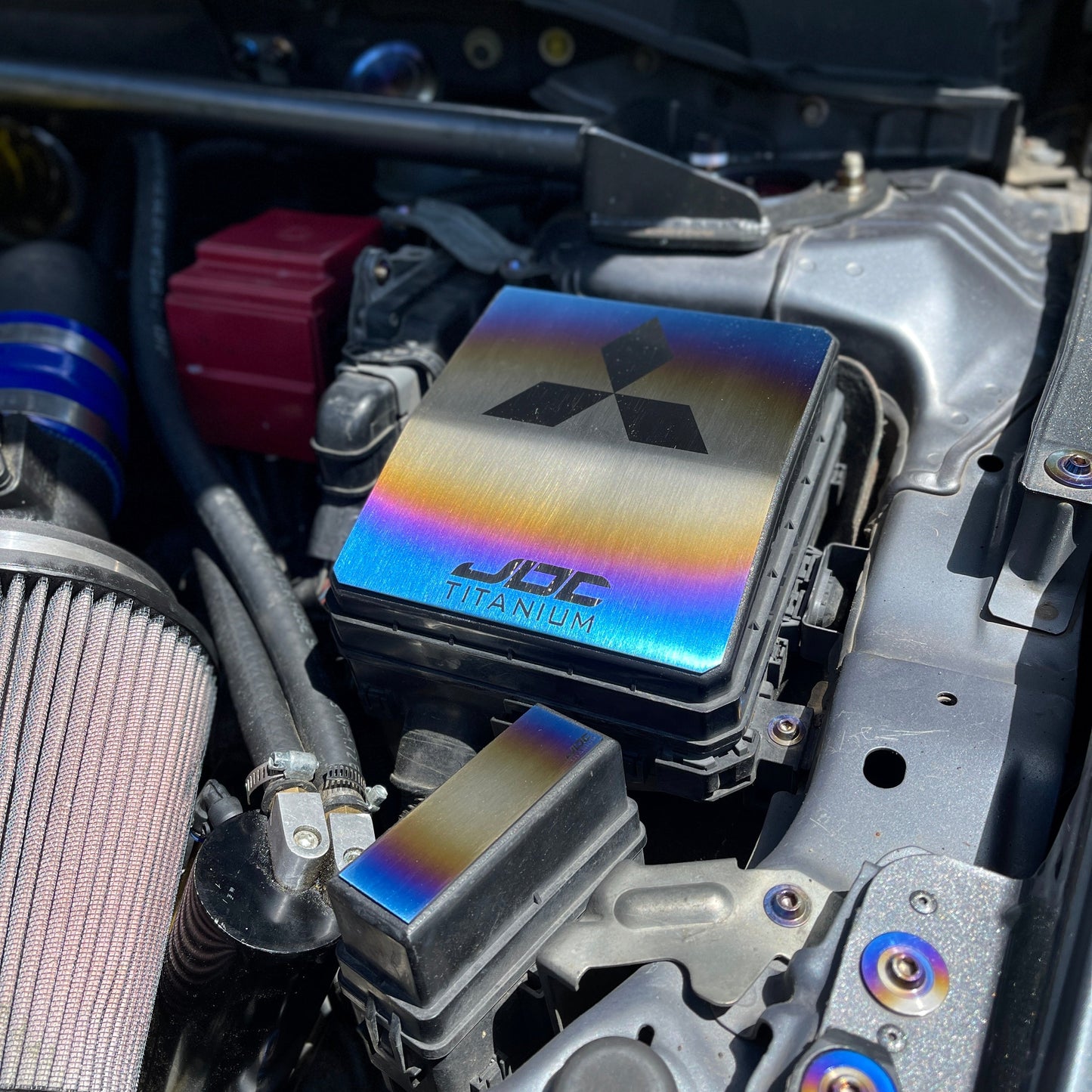 JDC Titanium Fuse Box & Relay Cover (Evo X)