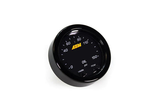 AEM X-Series 0-150 Oil Pressure Gauge Kit - 10 Bar