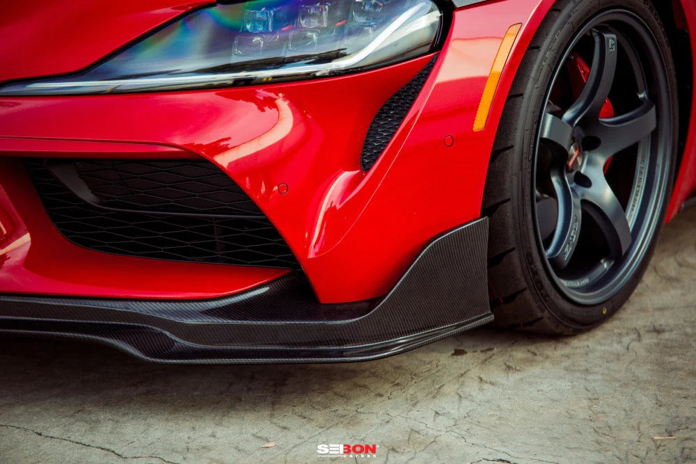 Seibon MB-Style Carbon Fiber Front Lip (20-21 GR Supra)