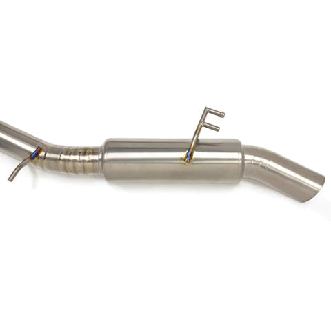 STM Single Exit Titanium Cat-Back Exhaust | 2008-2015 Mitsubishi Evolution X