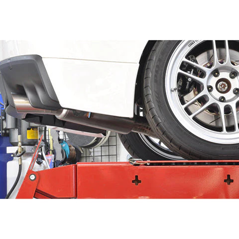 STM Single Exit Titanium Cat-Back Exhaust | 2008-2015 Mitsubishi Evolution X