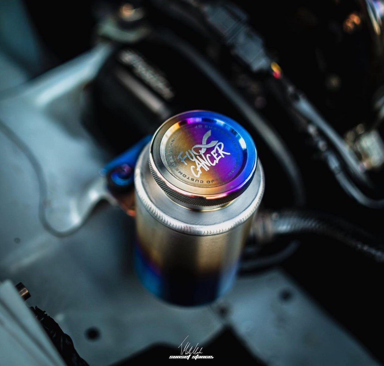 JDC Titanium Power Steering Reservoir Tank (Evo 8/9)