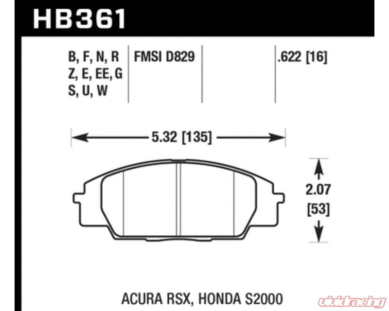 Hawk Performance DTC-60 Front