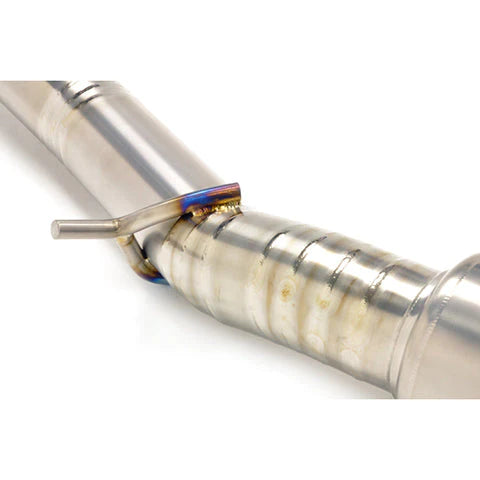 STM Single Exit Titanium Cat-Back Exhaust | 2008-2015 Mitsubishi Evolution X