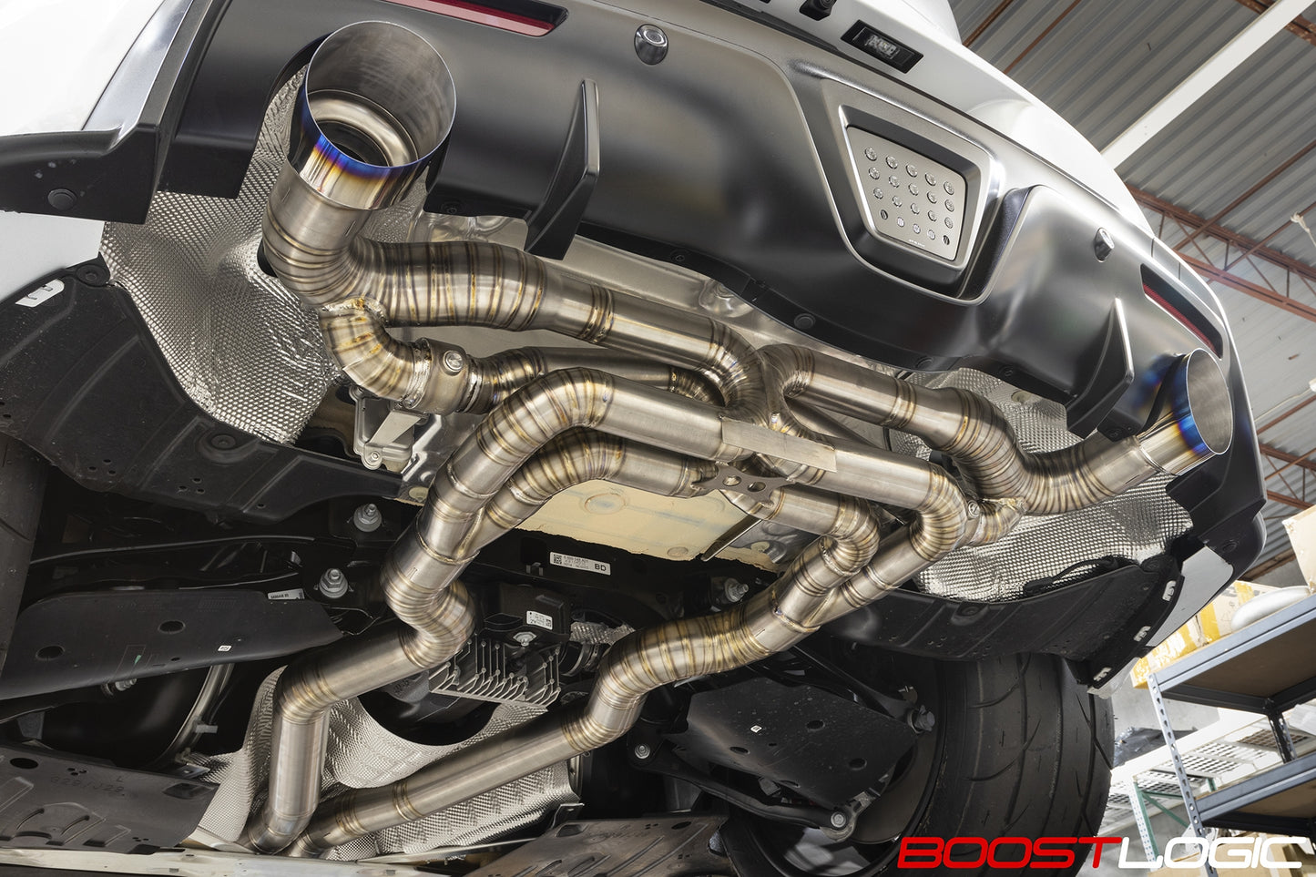 Boost Logic Titanium Exhaust Non-Valved Catback Toyota MKV Supra
