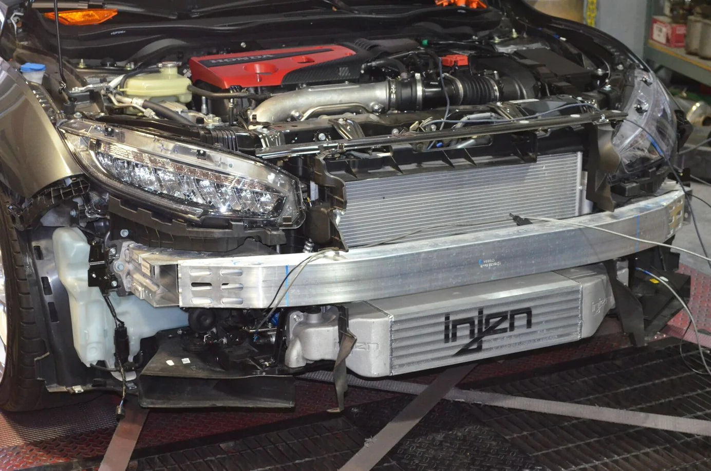 Injen Bar & Plate Front Mount Intercooler | 2017-2021 Honda Civic Type-R