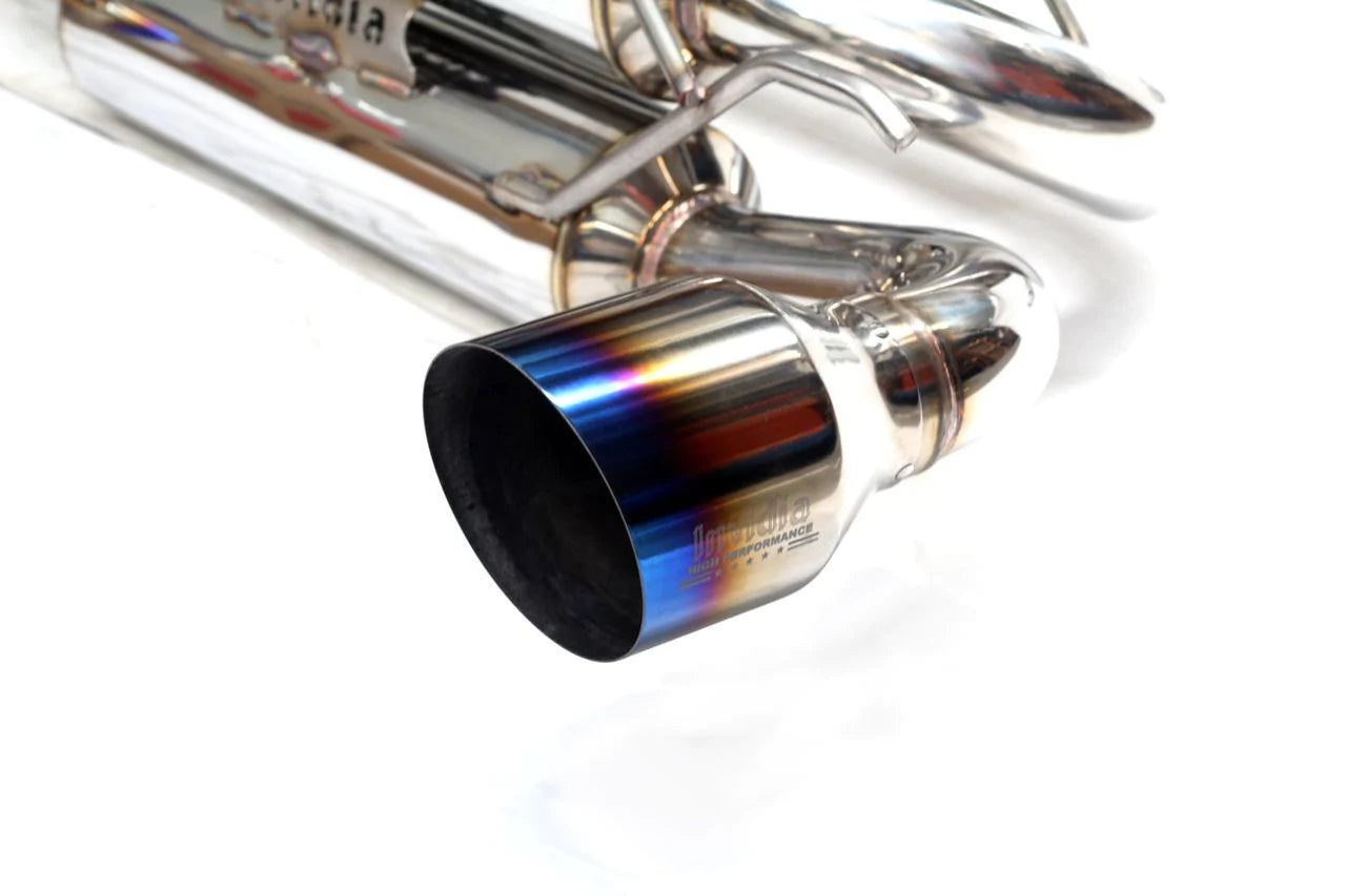 Invidia Gemini Single Layer Stainless Steel Tip Catback Exhaust Subaru BRZ Toyota 86 2012-2020