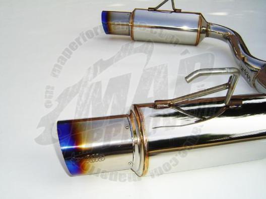 Invidia N1 Catback Exhaust Single Layer Titanium Tip Honda S2000 2000-2008