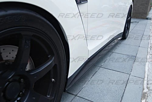 Rexpeed Z-Style Carbon Skirts (GT-R R35)