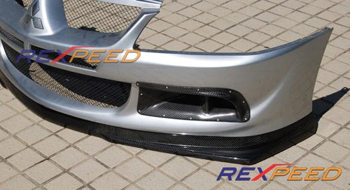 Rexpeed Type-V Carbon Fiber Front Lip (Evo 8)