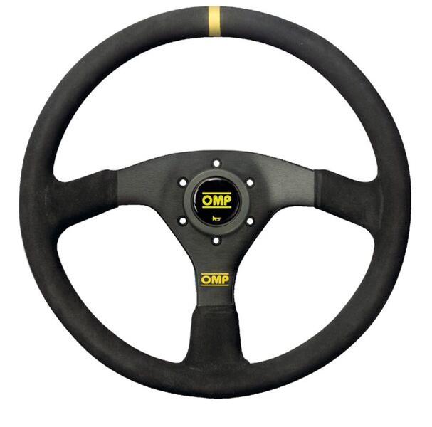 OMP Racing Steering Wheel Velocita: Flat 350mm | Black Suede