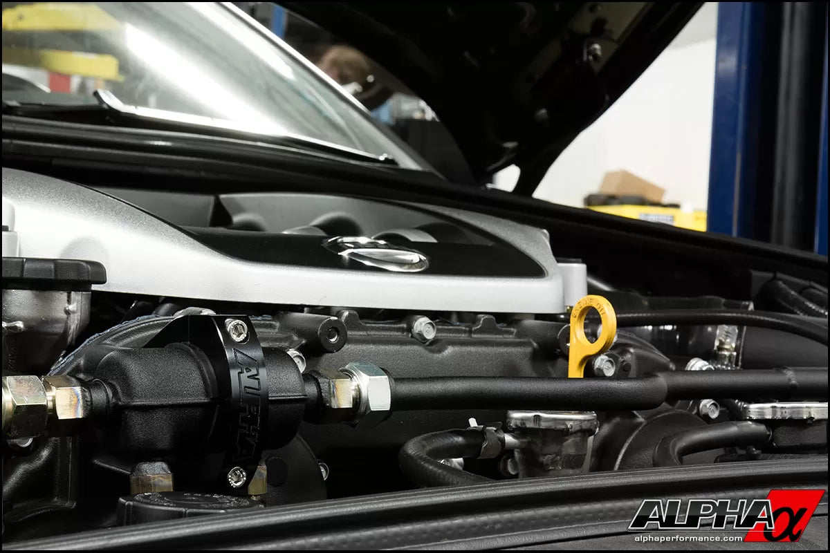 AMS Performance Alpha R35 GT-R Fuel Cooler - Factory Fuel Rails