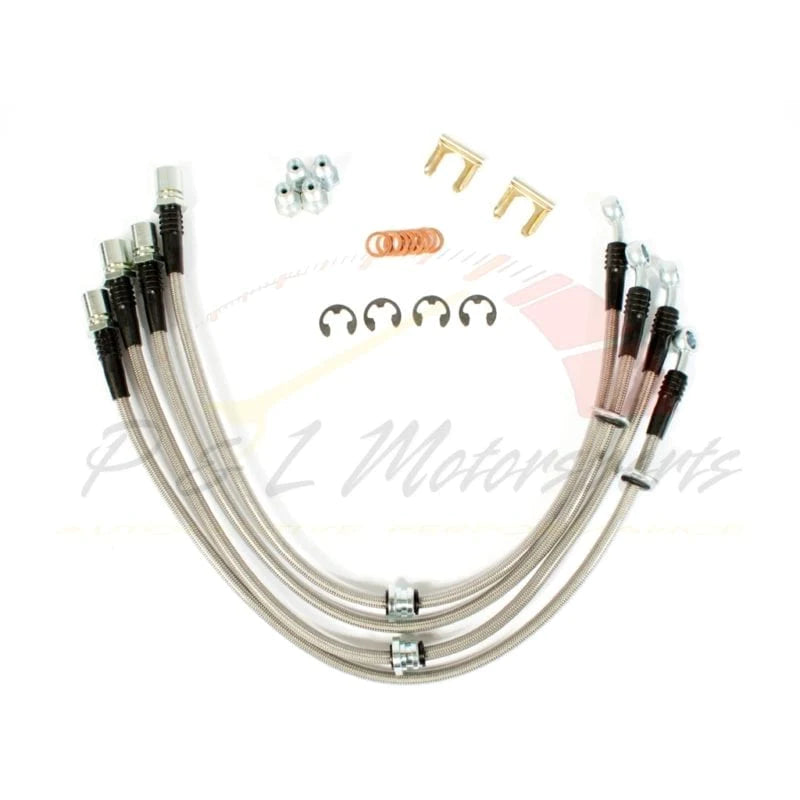 P&L Motorsports 08+ WRX/STI Stainless Steel Brake Line Kit