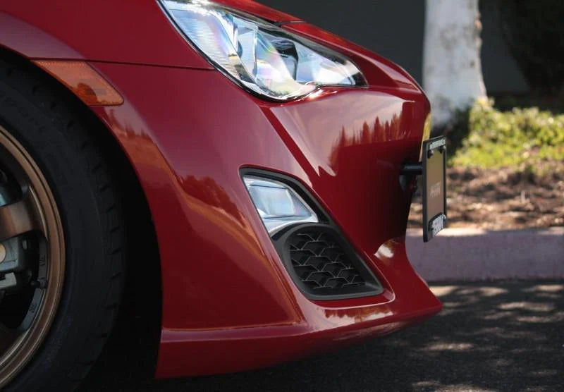 Perrin Front License Plate Relocate Kit | Subaru FRS/BRZ/WRX/STI Fitments