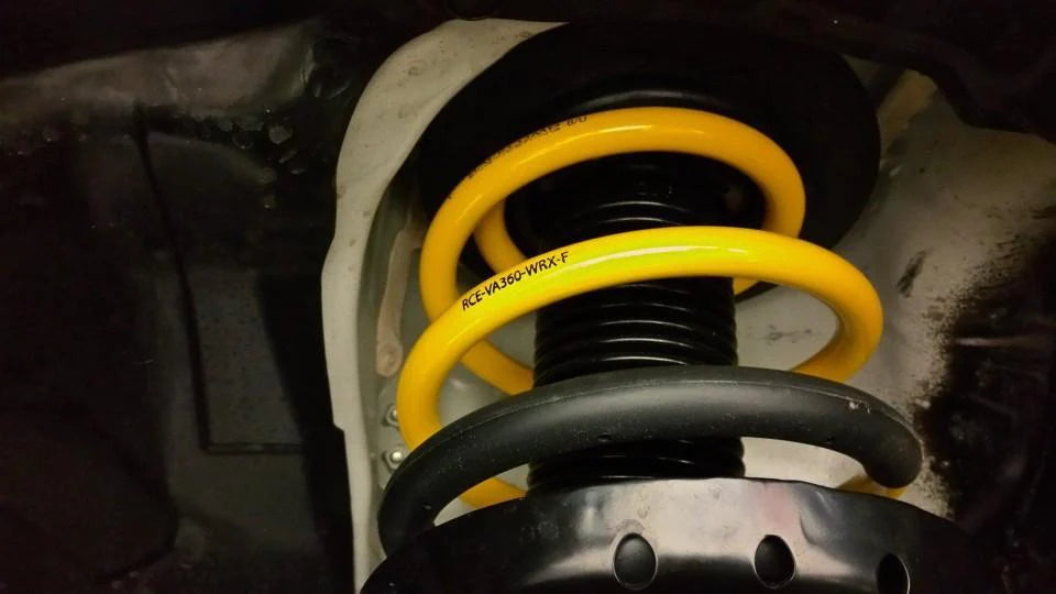 RaceComp "Yellows" Sport Lowering Springs | 2015-2018 Subaru WRX
