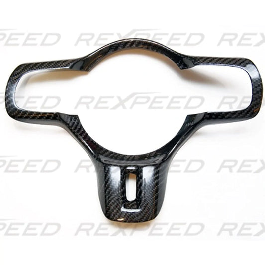 Rexpeed Carbon Fiber Steering Wheel Cover | 2008-2015 Mitsubishi Evo X