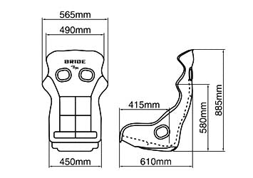 Bride Xero CS - Gradation / Super Aramid