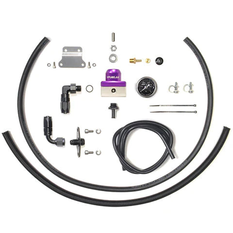 STM E85 Basic Fuel Pressure Regulator Kit | 1990-1994 1G DSM- Purple Full-size Fpr