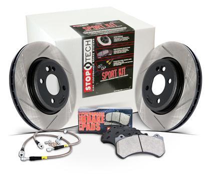 StopTech Slotted Sport Brake Front Kit | 2008-2017 Subaru STi