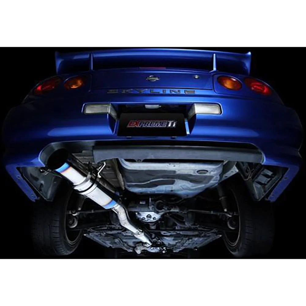 Tomei Extreme Ti Full Titanium Muffler Kit | 1999-2002 Nissan Skyline R34