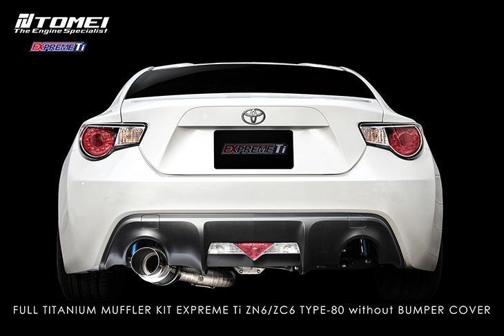 Tomei Expreme Ti Titanium Catback Exhaust System Subaru BRZ 13-16