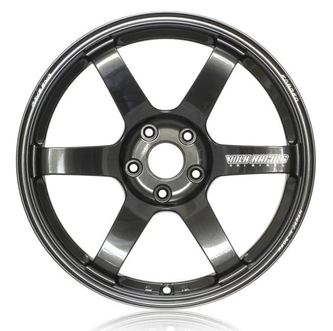 Volk Racing TE37 Saga S-plus Wheel Set of 4 18x9.5 5x114.3 22mm Diamond Dark Gunmetal | Evo/Sti spec