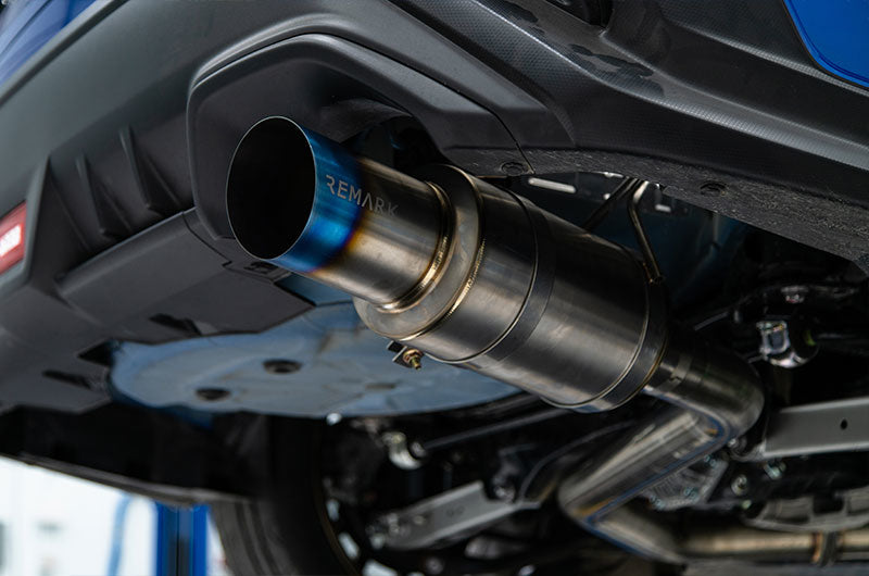 Remark R1-Spec Cat Back Exhaust Titanium Subaru WRX 2022-2023 | RK-C1076S-0