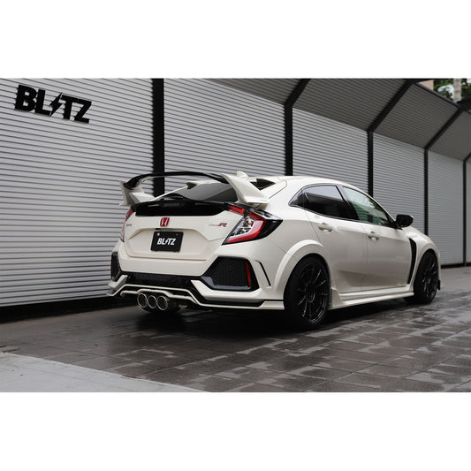 Blitz Nur Spec Exhaust (VS - Triple Stainless Tips) - Honda Civic Type R FK8 17-21