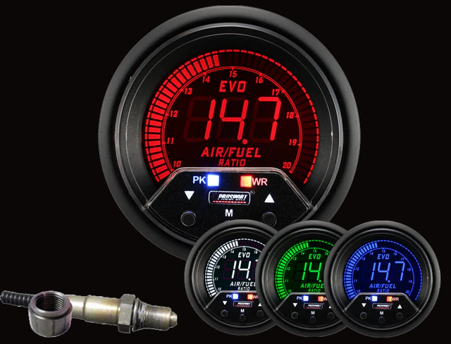 Prosport 52mm Premium Evo Series Wideband Digital Air/Fuel Ratio Kit