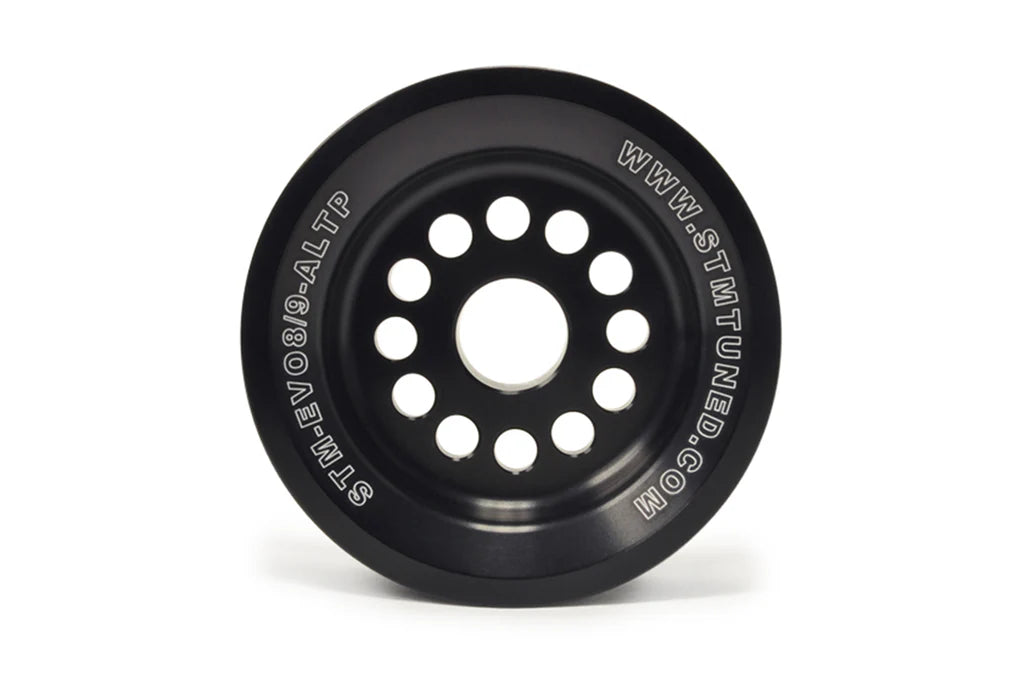 STM Under-Driven Alternator Pulley with Raised Guides for Evo 4-9