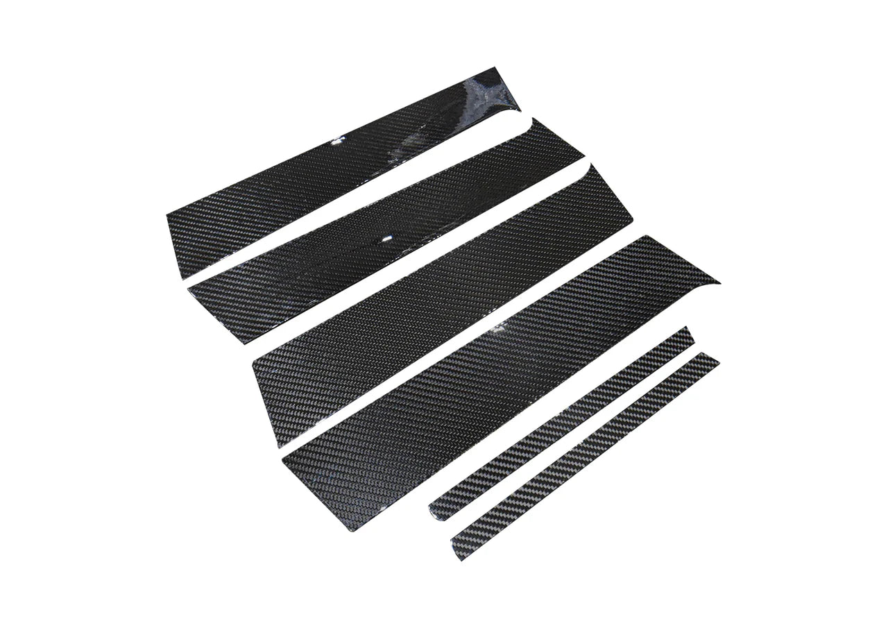 Rexpeed CF Pillar Trim | 2008 - 2015 Mitsubishi Evo X