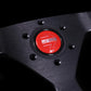 Momo Monte Carlo Steering Wheel  (Black Leather / Red Stitch)